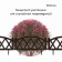 Decorative fence, 35 × 232 cm, 4 sections, plastic, brown, Modern, Greengo