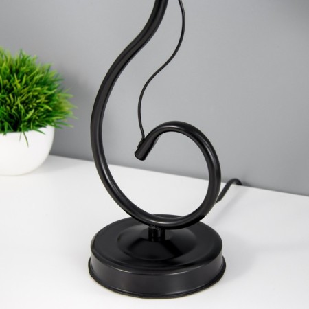Lamp table Marcel 1x15W E14 18x18x42cm black/Chocolate Risalux chocolate-2