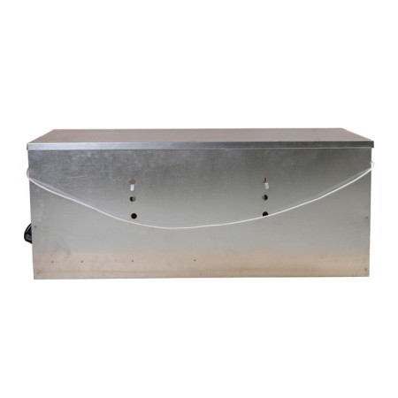 Bruder for chickens, 100 × 40 × 45 cm, with a pallet, a feeder and a drinker, metal-3