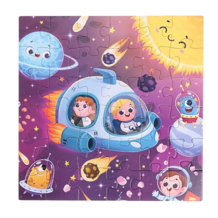 Puzzles 4 in 1 “Cosmic Adventure”, 25, 36, 49, 64 elements-12