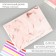 Photo album 25 sheets (corners+rings) "Pink marble" 27x19 cm