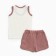 Set (T -shirt/shorts) children, strawberry color/powder, height 86 cm