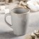 Dark Grey mug, 250 ml, porcelain, dark gray color