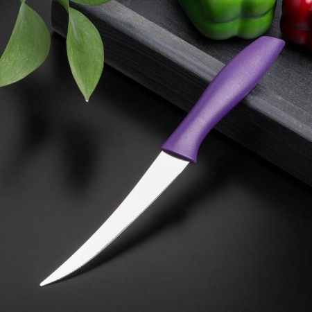 Kitchen knife for citrus "Aria", blade 12 cm, color mix-5