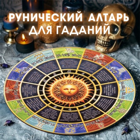 Runny altar "Fortune -telling for the Year", d = 27cm