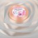 Satin tape, 20 mm × 23 ± 1 m, color cream-pink No. 06