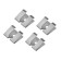 Honing surface Homsair HVS64SMDBK, electric, 4 burners, sensor, black
