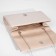Back-clate on the valve, beige color