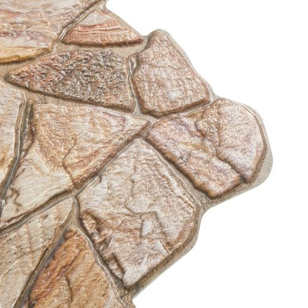 PVC panel Stones, brown sandstone, 980x480mm.-2