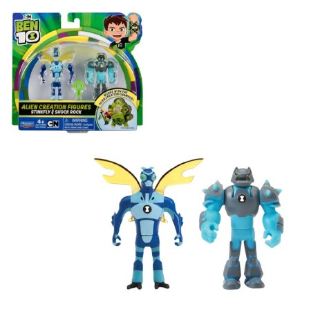 A set of 2 collapsible figures and key “Beetle and Shock Rock”, 5-6 cm-1
