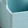 Kashpo - wooden box 13.5x13.5x30 cm gray -blue Provence