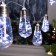 Garland “thread” 3 m with nozzles “lamp”, ip20, transparent thread, 80 LED, white glow, 8 modes, 220 V
