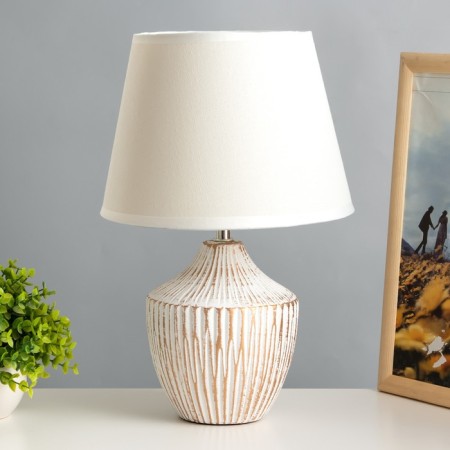 Table lamp 38043/1 E14 40W white 23x23x35 cm Risalux