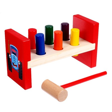 Wooden toy "Blue Tractor" hacking