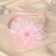 Hair cap "chosen" flower, 0.9 cm, pink