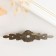Decorative metal handle "Foliage" (set 2 pcs) 8.5x1.7x0.7 cm
