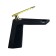 Bronze de Luxe Quadro A919B sink mixer, pour 120 mm, brass, black/gold