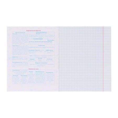 A set of subject notebooks of 46 sheets, 12 objects "Red chic" coated cardboard, 3D foil, in film-24