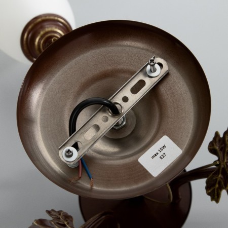 Susana chandelier 3x15W E27 brown/gold 53x53x32cm Bayerlux-6