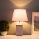 Lauren desktop lamp 1he14 40W Violet 22x22x37cm