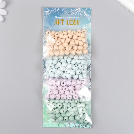 Set of beads for creativity "Marshmallow" D-0.8 cm, 4 colors x 15 g
