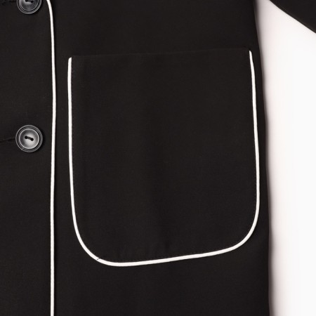 Women's jacket with Kant Minaku: Casual Collection Color Black, Rr. 48-8