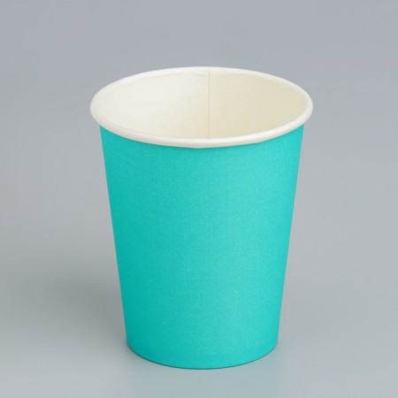 Paper glass "turquoise" 250 ml, diameter 80 mm