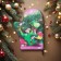 Mittens-Open "Dragon at the Christmas tree" 20x28 cm, 35% HL, 65% PE, Vatin 250 g/m2