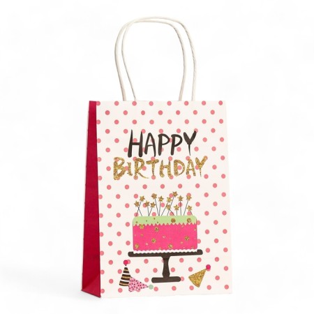 Crafts "Cake with candles" 120g/m 15 x 8 x 21 cm