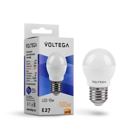 VOLTEGA 8455, 10W, 4.5x4.5x8 cm lamp, E27, 880lm, 2800k, matte color-1