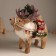 Decor "Deer with gifts on the back" 26x13x26 cm