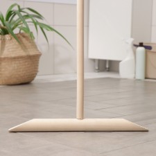 Wooden mop for washing the floor, 120 cm, with thread, birch aircraft, a block 40 cm, the diameter of the handle 2 cm, the length of the holder is 40 cm, the width of the holder is 4 cm.
