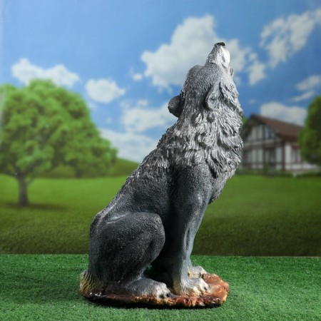 Garden figure "Wolf Wolf" 19x30x52cm-2