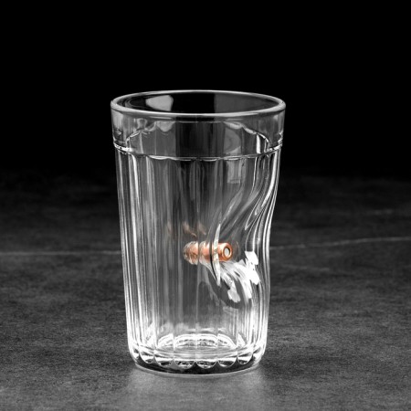 The glass "impenetrable. Graneniy", with a bullet, faceted, 250 ml