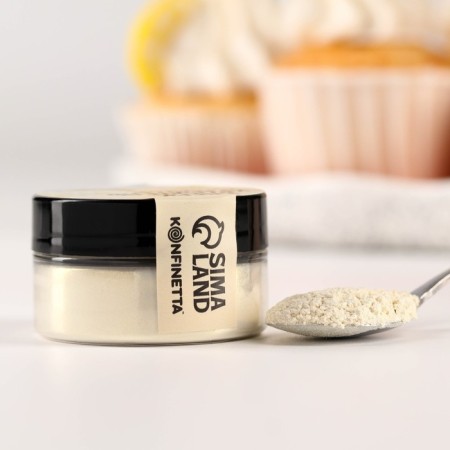 Glitter Kandurin "Cream" for desserts and drinks, water -soluble, 5 g.-5