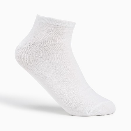 Set of men's socks (3 pairs), white color, size 42-43-1