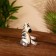 Souvenir "Zebra" hanging paws, wood 12 cm