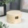 Casket wood simple round 9.2*9.2*5.2 cm