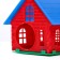 House for a hamster one -story with the base