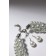 Set 2 objects: earrings, ball d = 1, beads "pearl tourniquet", white color, 45 cm