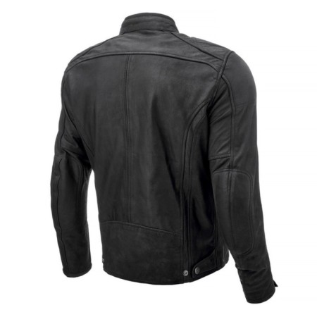 Leather jacket Moteq Arsenal, male, size l, black-2