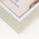Photo frame plastic 20x25 cm "Weaving beige" Inner silver stroke 30x25 cm