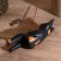 Interior souvenir "Cat Fisherman" Black 20 cm