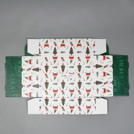 Folding box "heat and comfort", 27 x 21 x 9 cm, new year-6