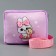 Children's bag "Bunny with a toy", lilac color