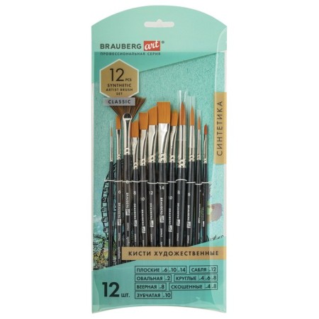 System of Synthetics 12 pieces, Brauberg Art Classic
