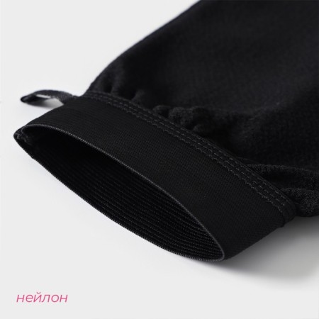 Washcloth - body mitte a massage share, black color-2