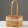 Playfish basket, 16 x 13 x 11/28 cm, sequoia