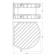 Corner-cutting shelf with hooks, bunk, size 26 x 26 cm, chrome