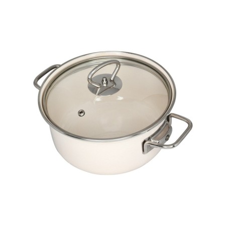 Pan with a lid, pearl color, d = 18 cm-1
